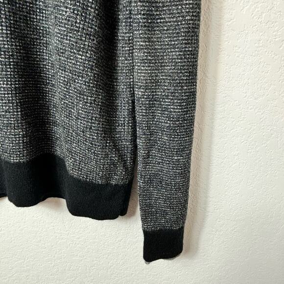 ARMANI EXCHANGE GREY BLACK LONG SLEEVE MEN SOFT MATERIALS WOOL SWEATER XL - Picture 4 of 5